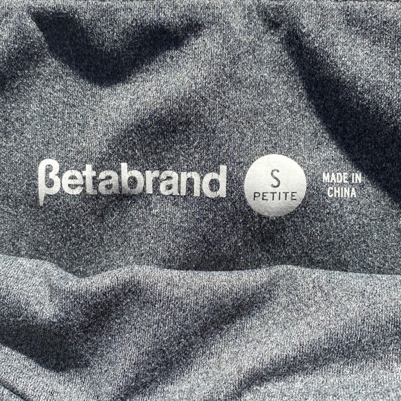 Betabrand Grey Flare Bottom Yoga Pant Size Small Petite - Picture 5 of 10
